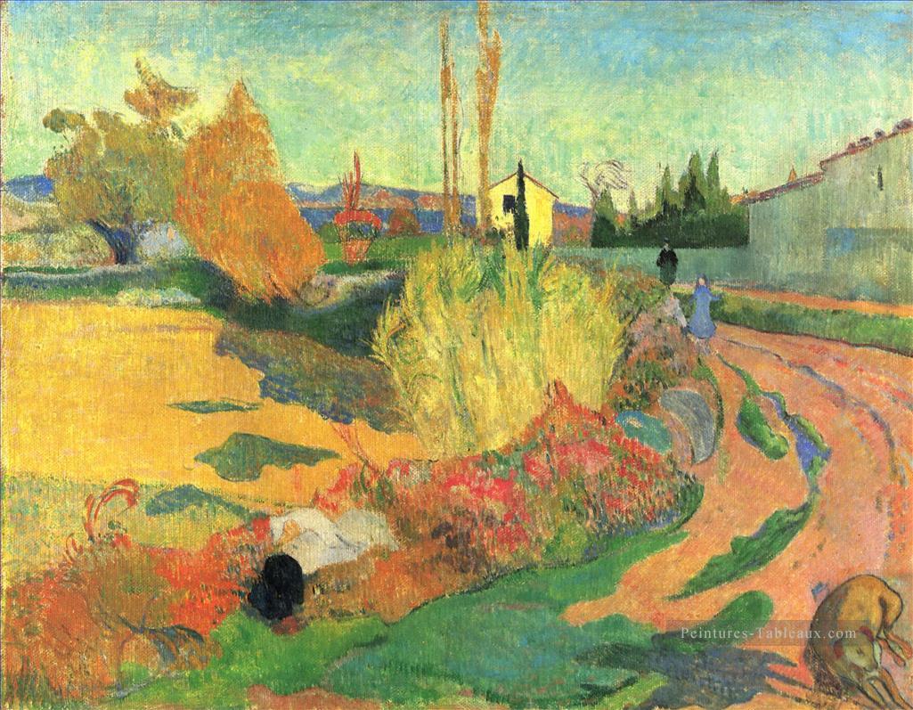 Ferme d’Arles ou Paysage d’Arles Paul Gauguin Peintures à l'huile